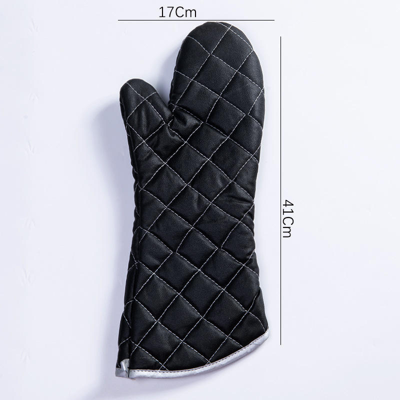 1 x ถุงมือหนังสีดำ, 17*41