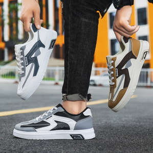 Nouvelles Chaussures en Cuir pour Hommes 2025 – Baskets Décontractées et Tendance pour la Marche en Extérieur, Style Étudiant, Sport et Skateboard - Product Image 5