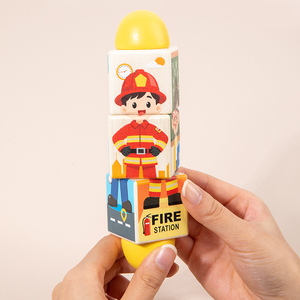 Educational Toy New Rotating Block Puzzle Children Cartoon Pattern Matching Toy Exercise Hands-on Skills <strong>Twisting</strong> Cube <strong>Game</strong> - Product Image 4