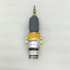 227-1046 2271046 โซลินอยด์วาล์ว Flameout 24 VDC เหมาะสำหรับรถขุดตีนตะขาบ E315C เครื่องยนต์ดีเซล 3046 อุปกรณ์เสริมรถขุด - Product Image 2