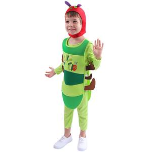 Spectacle de scène drôle unisexe habiller vêtements Animal Cosplay enfants chenille Costume KCFC-030 - Product Image 6