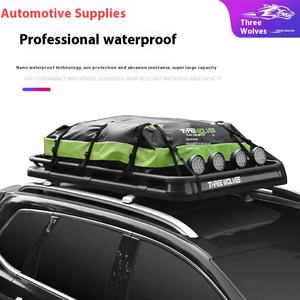 Porte-bagages de toit personnalisé en gros pour SUV, porte-bagages de toit pour voitures tout-terrain, porte-bagages de toit universel imperméable en PVC avec sac de transport pour la pluie - Product Image 5