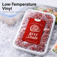 Etiquetas de Vinilo Personalizadas Resistentes a Bajas Temperaturas para Empaques de Alimentos Congelados, Etiquetas Impermeables para Cadena de Frío, Etiqueta Personalizada Yingao