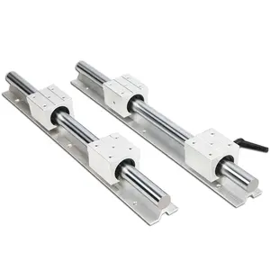 China linear guide rutsche schiene SBR 10 12 16 20 25 30 35 40 45 UU lager mit stange welle führungen für CNC