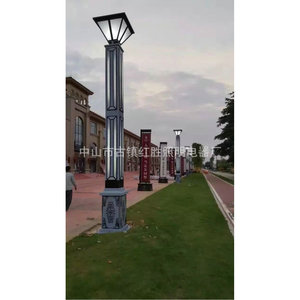 Luces LED de pilar para exteriores, iluminación de jardín, aleación de aluminio, 50000 horas de duración, para uso en parques y plazas - Product Image 3