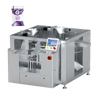 GDS300B-04 tot 35 zakjes/min Automatische Servo Fruit Sap Dranken Ram Pomp Voorgevormde Zak Rotatie Verpakkingsmachine voor Vloeistoffen