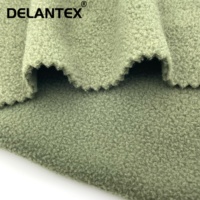 Tissu polaire brossé double face 100 % polyester Delantex 260 GSM pour vêtements de nuit d'extérieur pour filles, échantillon gratuit