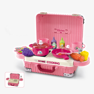 Giocattolo da Cucina Portatile 3 in <span class=keywords><strong>1</strong></span> a Forma di Valigia <span class=keywords><strong>per</strong></span> Bambine - Product Image 4
