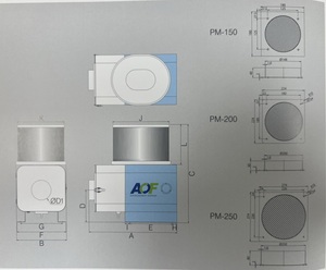 Dynflam Dynflam Daf-10~40s/p Bibo Séparateur de brouillard d'huile électrostatique de haut niveau pour machines-outils, Vente directe fabricant - Product Image 5