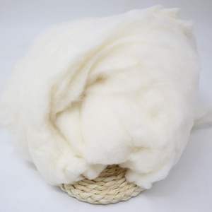 Fibra de bateo de algodón de lujo de 800g, Blanco Natural para relleno de almohada, tapicería, sofá, muñecas, artesanías, relleno de animales de peluche - Product Image 6