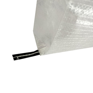 Materiale Plastico Vergine al 100% Sacchi / Sacchetti / Fogli in Rafia Tessuta PP Trasparente da 25kg 50kg 100kg per Imballaggio di Tessuti Usati - Product Image 2