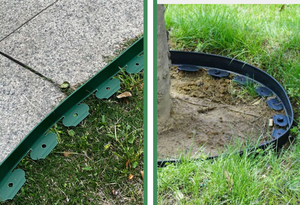 Banda <span class=keywords><strong>de</strong></span> Aislamiento Moderna en Forma <span class=keywords><strong>de</strong></span> L para Cercas <span class=keywords><strong>de</strong></span> Jardín, con Tira <span class=keywords><strong>de</strong></span> Retención para Separación <span class=keywords><strong>de</strong></span> Césped <span class=keywords><strong>y</strong></span> Piedras - Product Image 5