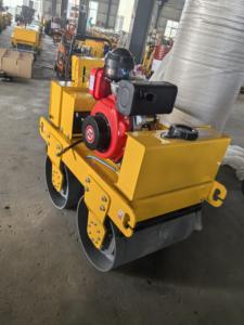 Super Promotions FVR-600D Professional Honda Engine 500kg 800kg <b>Small</b> Walk Behind Double Drum Vibratory Steel Road <b>Roller</b> - Product Image 6