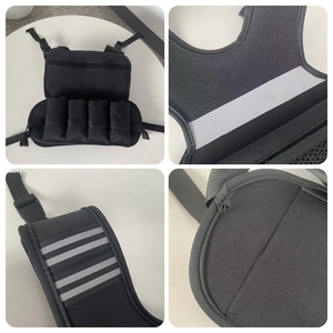 Chaleco de Peso Vacío de Alta Resistencia para Hombres y Mujeres, Ajustable, Reflectante, Táctico, para Entrenamiento en Gimnasio y <span class=keywords><strong>Crossfit</strong></span> - Product Image 2