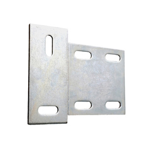 Placa base de acero Aohui con 4 orificios, pieza empotrada para plataforma de estructura de acero, estándar GB, de alta resistencia - Product Image 1