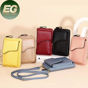 Sh2091 Ladies Custom Designer Zipper Mini Crossbody Shoulder <strong>Bags</strong> Luxury Leather Waterproof Women <strong>Mobile</strong> Phone PU Small <strong>Bag</strong> - Product Image 2