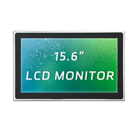 EACAIOT 15.6" High-Brightness LCD Touch Screen Industrial Monitor with VGA//DVI Interfaces-Stock Product