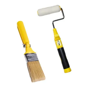 Multi Angle Adjustable Masonry Paint Brush and Roller Trim Radiator Brushes Dog Leg Wall Rolling Tools Cleaning Brush