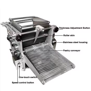 Máquina Eléctrica Multifuncional de Acero Inoxidable 304 para Hacer Tortillas de Harina y Taquitos, 30 Unidades/Min, con Horno, Venta al por Mayor - Product Image 1