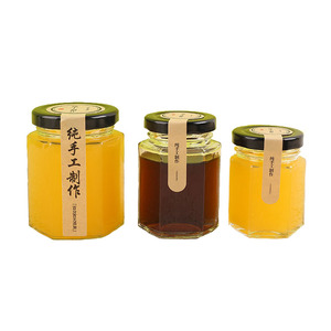 Grosir Stoples Madu Kaca Transparan Bentuk Heksagonal 45ml 60ml 80ml 100ml 180ml 280ml 380ml 500ml 730ml Tersedia - Product Image 4