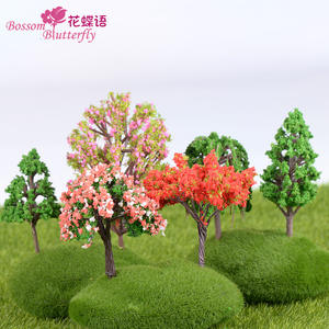Bonne qualité Chunjun Micropaysage Simulation Fleur De Cerisier Arbre Options Multiples En Plastique Fleur Décoration Maison Modèle Villa Flux - Product Image 2