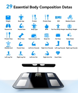 Báscula Inteligente Digital para Análisis de Grasa Corporal, 8 Electrodos, Bioimpedancia, Capacidad de 180 kg, con Aplicación - Product Image 2