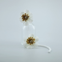 Fleur de cellulose de diffuseur de roseau de fleur en bois de sola écologique pour le parfum à la maison