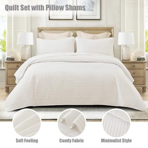 Tất cả các mùa sọc mô hình mềm nhẹ bedding Set với pillowcase Đồng bằng màu Bìa bedding Set - Product Image 2