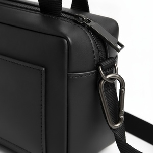 Pochette de rangement structurée en PU italien pour balles de pickleball et cartes, aspect italien, lisse, avec logo personnalisé, vente en gros, pour balles de tennis - Product Image 4
