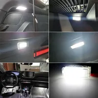 2pc pour Peugeot 1007 206 207 306 307 308 3008 406 407 5008 607 806 807 LED Tronc Bagages Intérieur Lumières Porte Lampe