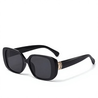 Nouvelles lunettes de soleil UV400 à monture complète, style européen et américain, tendance mode féminine, pour le street style