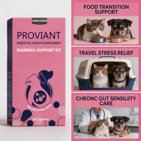 Nutramax Proviable Probiotiques Prébiotiques pour Petits Chiens et Chats - Kit de Soutien Digestif Contre la Diarrhée, Pâte Orale au Kaolin et à la Pectine