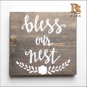 Shabby Chic lucido decorazione per la casa in legno segno di targa di benvenuto per ufficio Bar o <span class=keywords><strong>bagno</strong></span> - Product Image 2