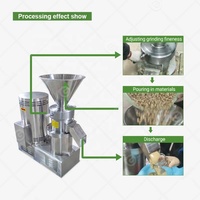 Machine à moudre la pâte d'os de piment de lait de sésame purée de bitume 4kw moulin colloïdal fabricant de beurre d'arachide électrique