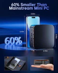 SOYEER 13th Intel Celeron N150 MINI PC Gamer DDR4 8G 16G 512G/1T M.2 SSD 4K 5,0G Wifi Mini computadora de escritorio <span class=keywords><strong>Windows</strong></span> 11 pro - Product Image 5