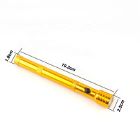 Lampe de travail télescopique à 3 LED en aluminium avec aimant pour inspection et réparation automobile