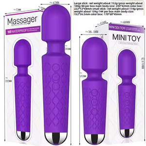 <span class=keywords><strong>2025</strong></span> Venta caliente Mujer Juguetes sexuales 8 velocidades 20-Frecuencia Mini Silent Stick Masajeador Varita Vibrador Juguete - Product Image 5
