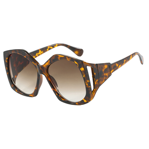Nouvelle Tendance 2024 : Lunettes de Soleil Vintage pour Femme, Visière Personnalisée, Monture Large en PC, Forme Polygone Irrégulière - Product Image 6