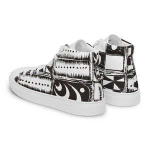 Scarpe di tela alte da donna con crescita eccessiva - Product Image 4