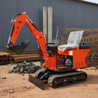 Mini-excavatrice sur chenilles ZNW-08 à commande PLC, moteur Koop haute efficacité, garantie 1 an pour l'aménagement paysager, la plantation et le creusement de fosses