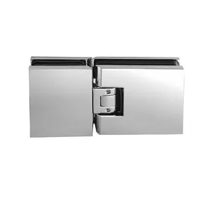 현대적인 디자인 조정 가능한 180 도 회전 은폐 나사 샤워 유리 문 피벗 샤워 스크린 경첩 욕실