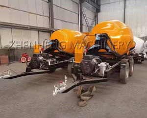 Camion malaxeur à béton mobile sur remorque, capacité de 2, 4, 6, 8, 10 mètres cubes - Product Image 4