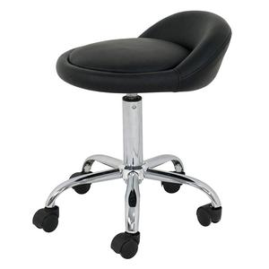 Moderno simple corto ajustable giratorio taburete <span class=keywords><strong>de</strong></span> bar silla con cuero <span class=keywords><strong>de</strong></span> la PU y la rueda extraíble - Product Image 3