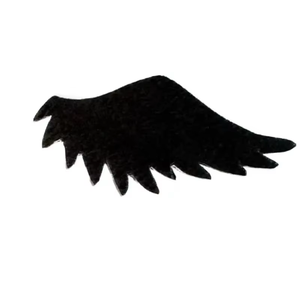 280 pièces/sac, papier de riz comestible en forme d'aile, fournitures de décoration de gâteaux, papier gaufré en forme d'aile, feuille de sucre, icône pour boulangerie - Product Image 1