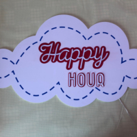 Letrero Luminoso LED de Neón Personalizado con la Frase 'Good Vibes', Panel Acrílico Decorativo, Letrero Luminoso para Oficina, Proveedores de Fábrica en China