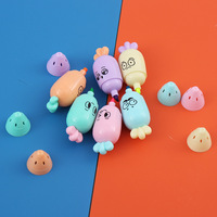 Mini surligneurs obliques Cx en forme de carotte, couleur macaron, 6 couleurs, expressions de dessins animés, ensemble de stylos créatifs, sac promotionnel