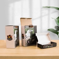 High-End tragbare Kleidung Kosmetik Verpackungs box Bunte flache Schnalle mit UV-Beschichtung Express Lieferung Lager verfügbar