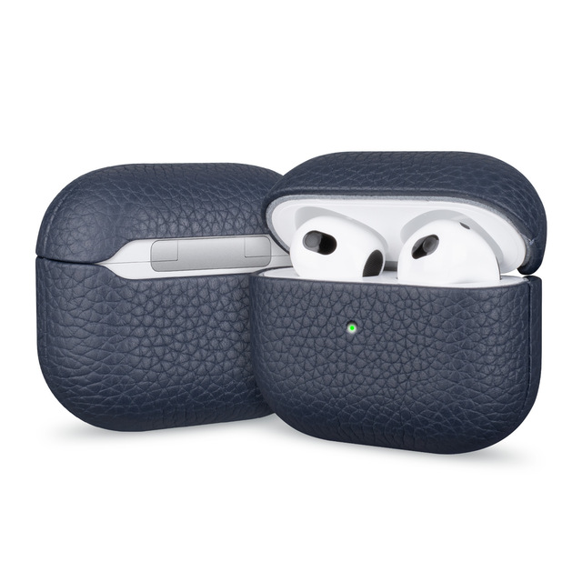 Business Style Leather Case for Apple AirPods 4 Shockproof Wireless Earphone Charging Box with Cover Novelty Gifts