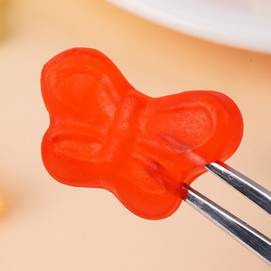 ผู้ผลิตขายส่งเยลลี่ผลไม้รวมรสหวานอมเปรี้ยวหลากหลายแบบ  ขนมเยลลี่รูปผีเสื้อ ได้รับการรับรองฮาลาล - Product Image 4