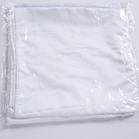 Taie d'oreiller décorative en satin personnalisée avec logo taie d'oreiller en polyester blanc vierge